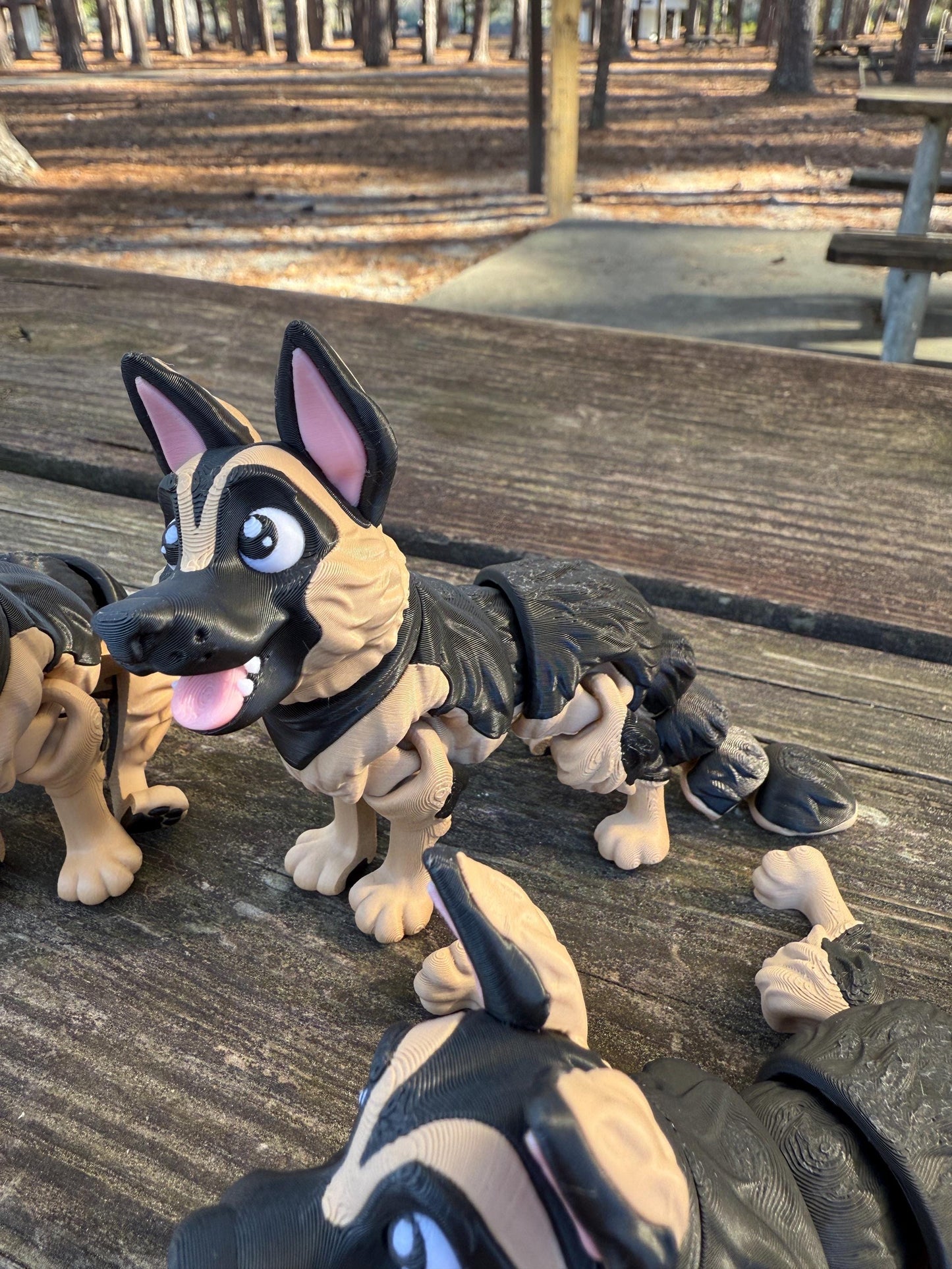 German Shepherd Dog 3D Printed