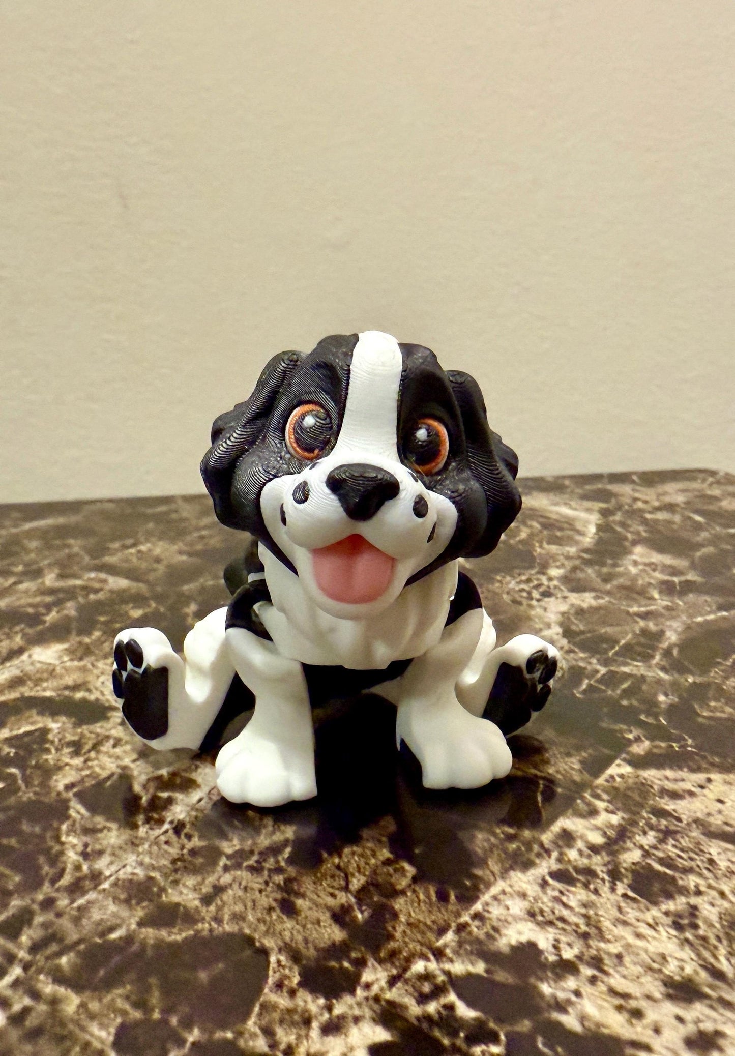 Baby Springer Spaniel Articulated 3D Printed