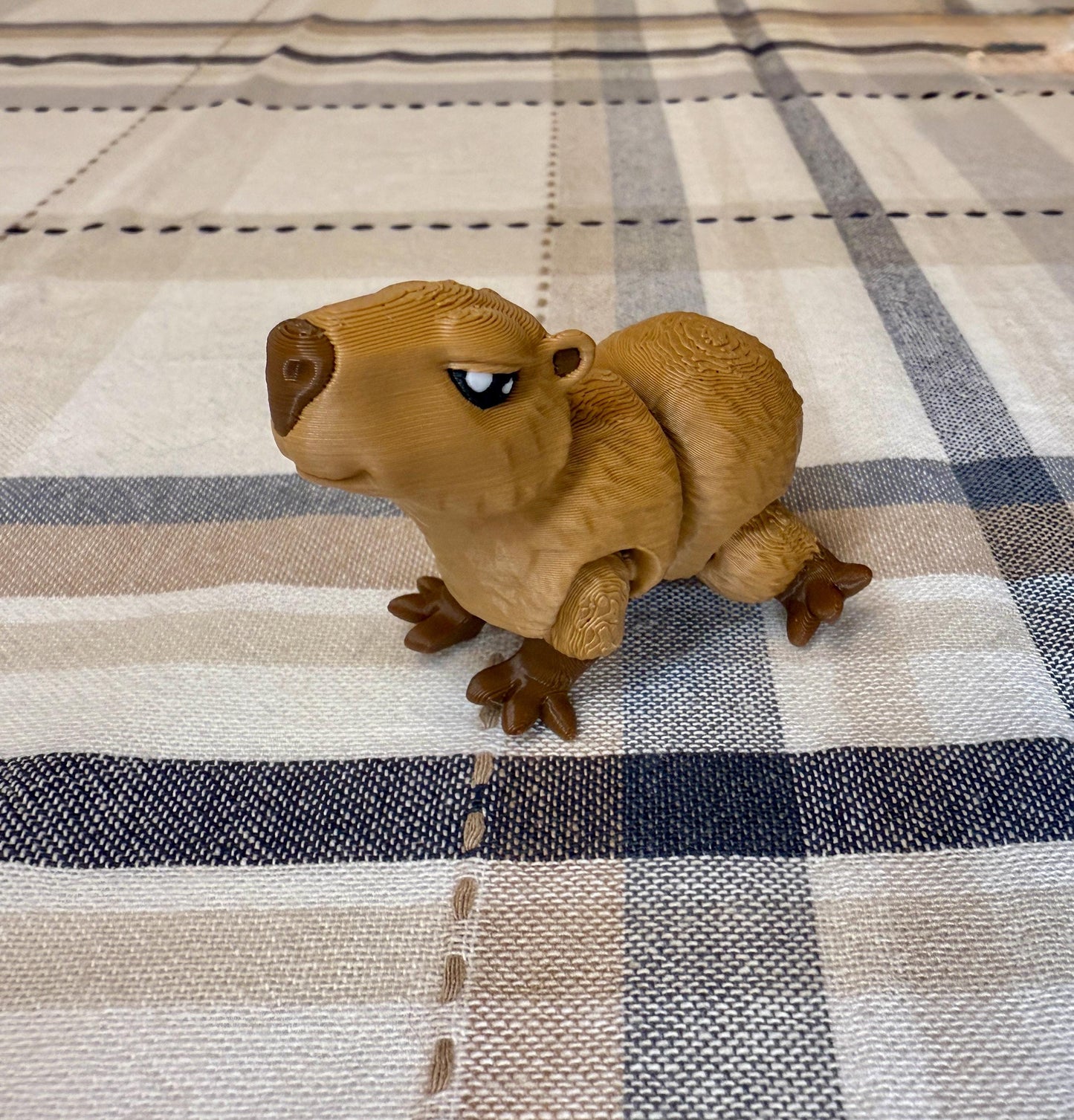 Miniature 3D Printed Capybara | Yuzu Fruit or Plain Design
