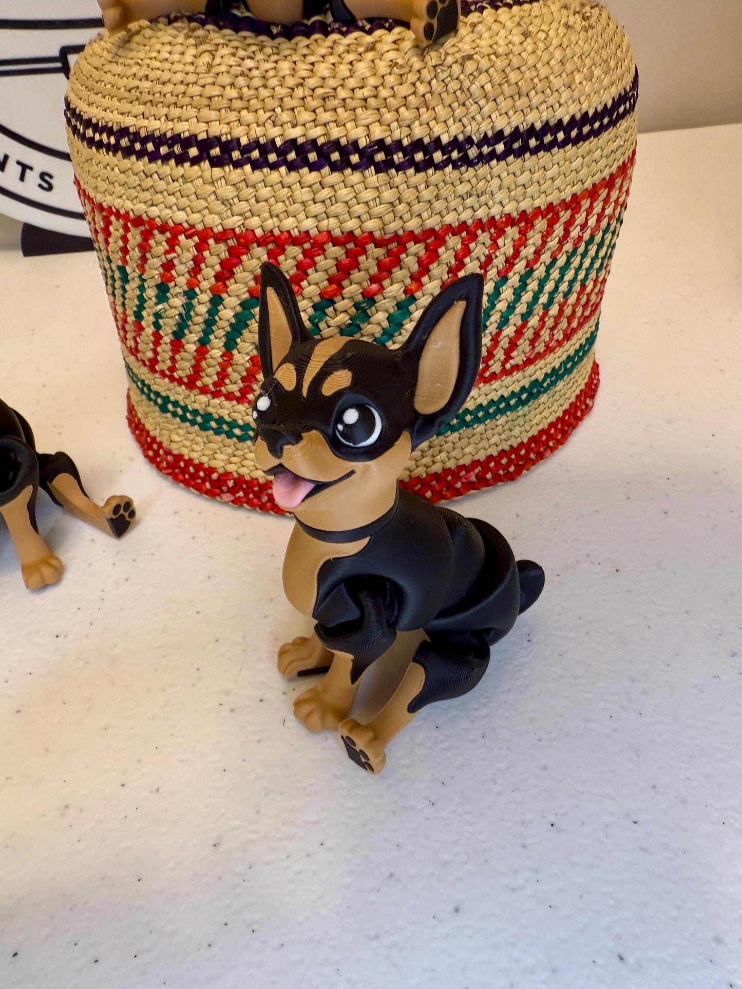 Chihuahua Articulated 3D Printed Dog