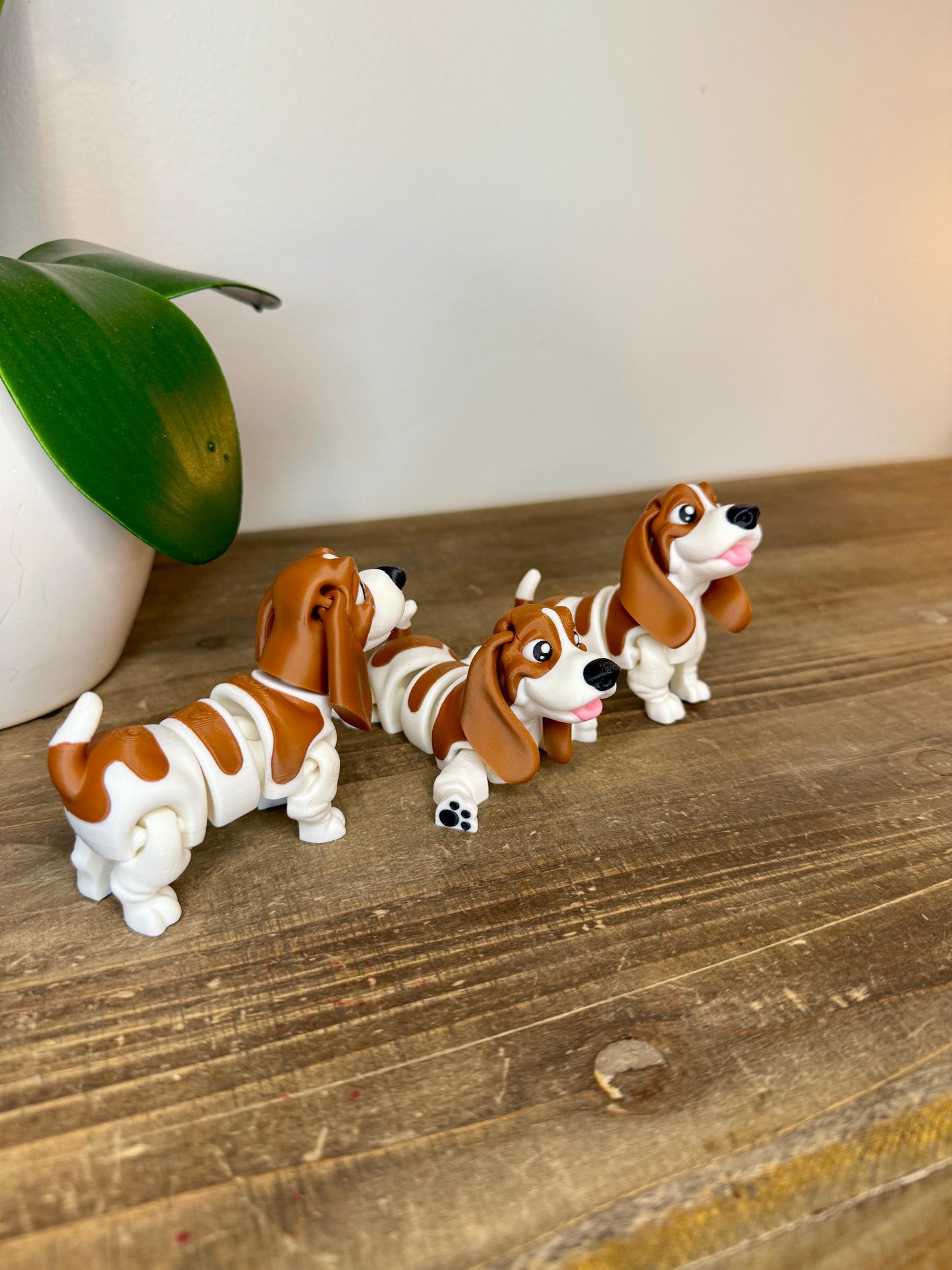 Basset Hound Articulated 3D printed Dog Toy