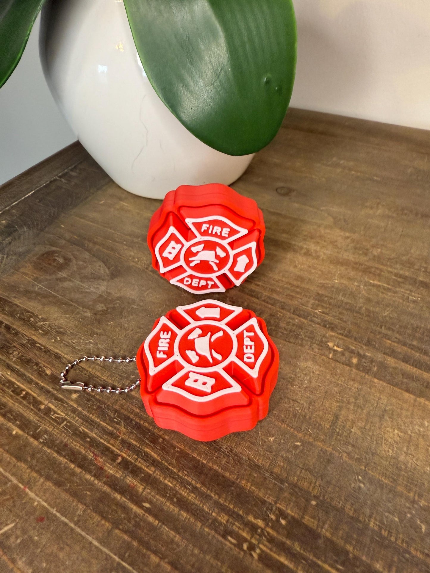 First Responder Fidget Clickers ā Firefighter Badge, EMS Star of Life, Police Vest