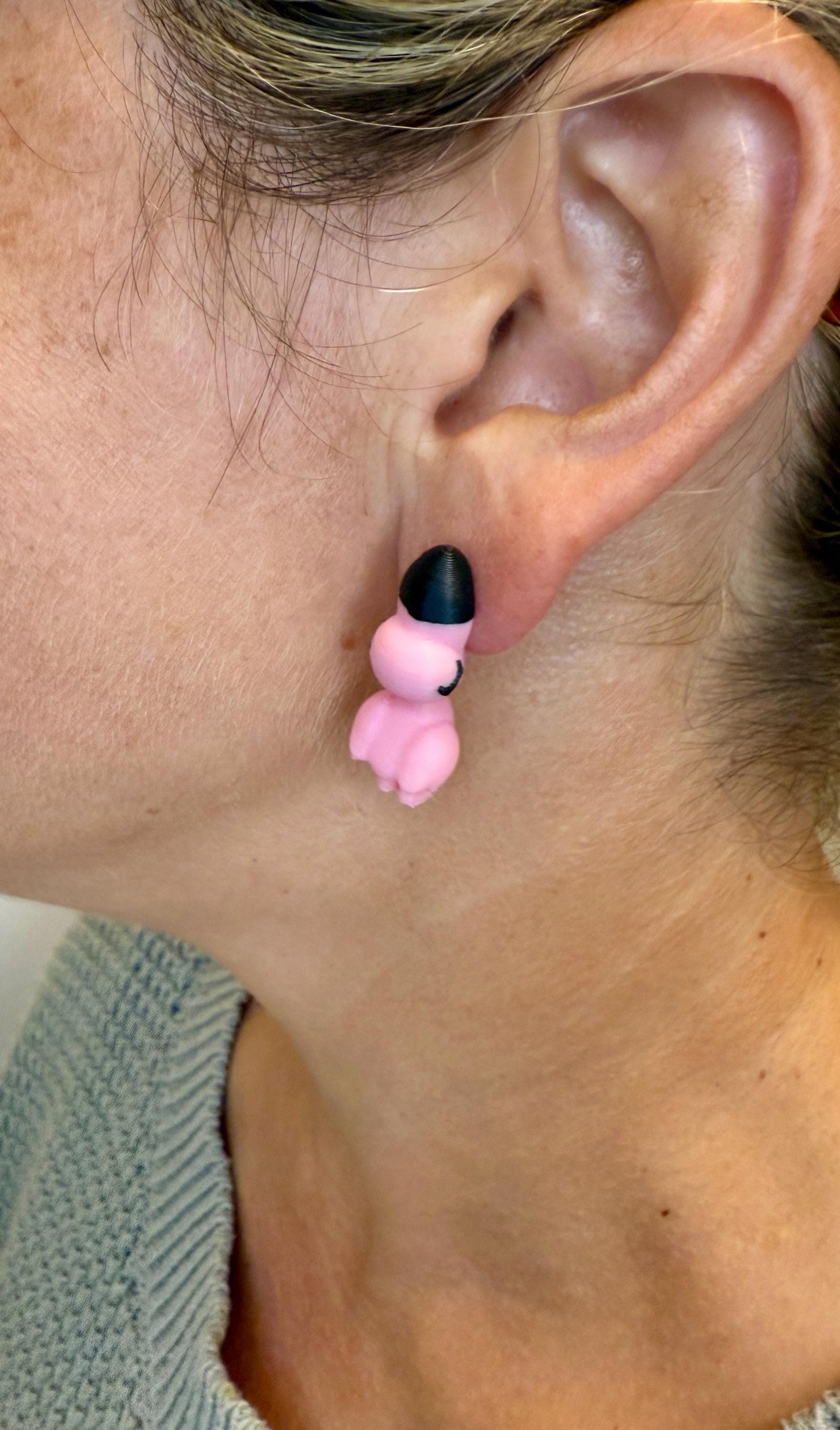 Flamingo Chomper Earrings