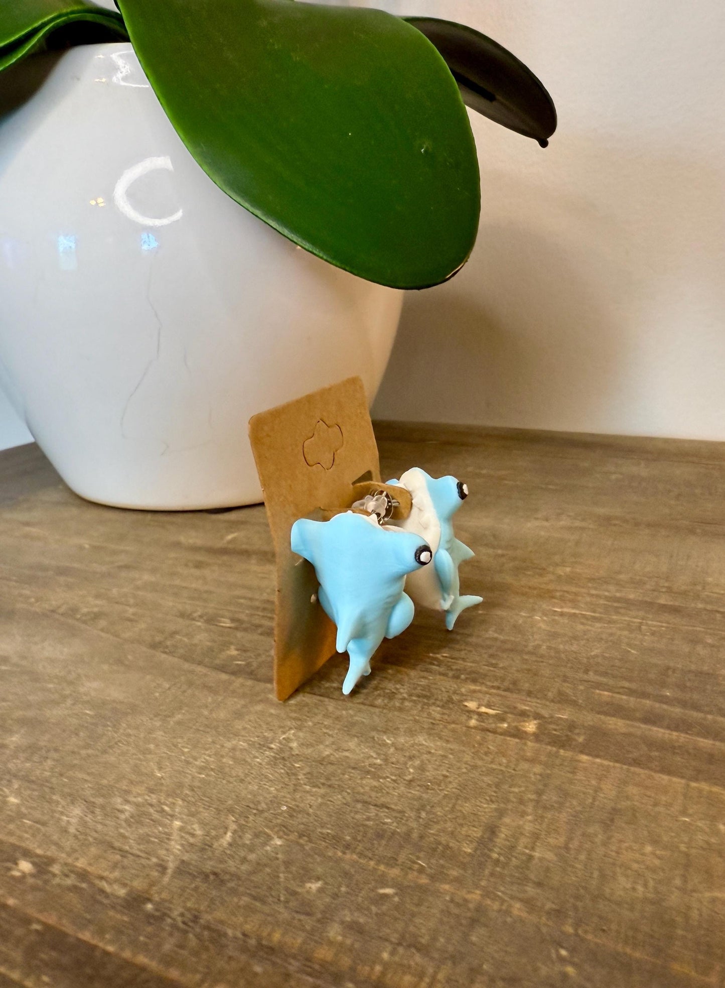 Hammerhead Shark Chomper Earrings – Fun 3D Printed Shark Jewelry for Ocean Lovers, Divers, and Marine Life Fans