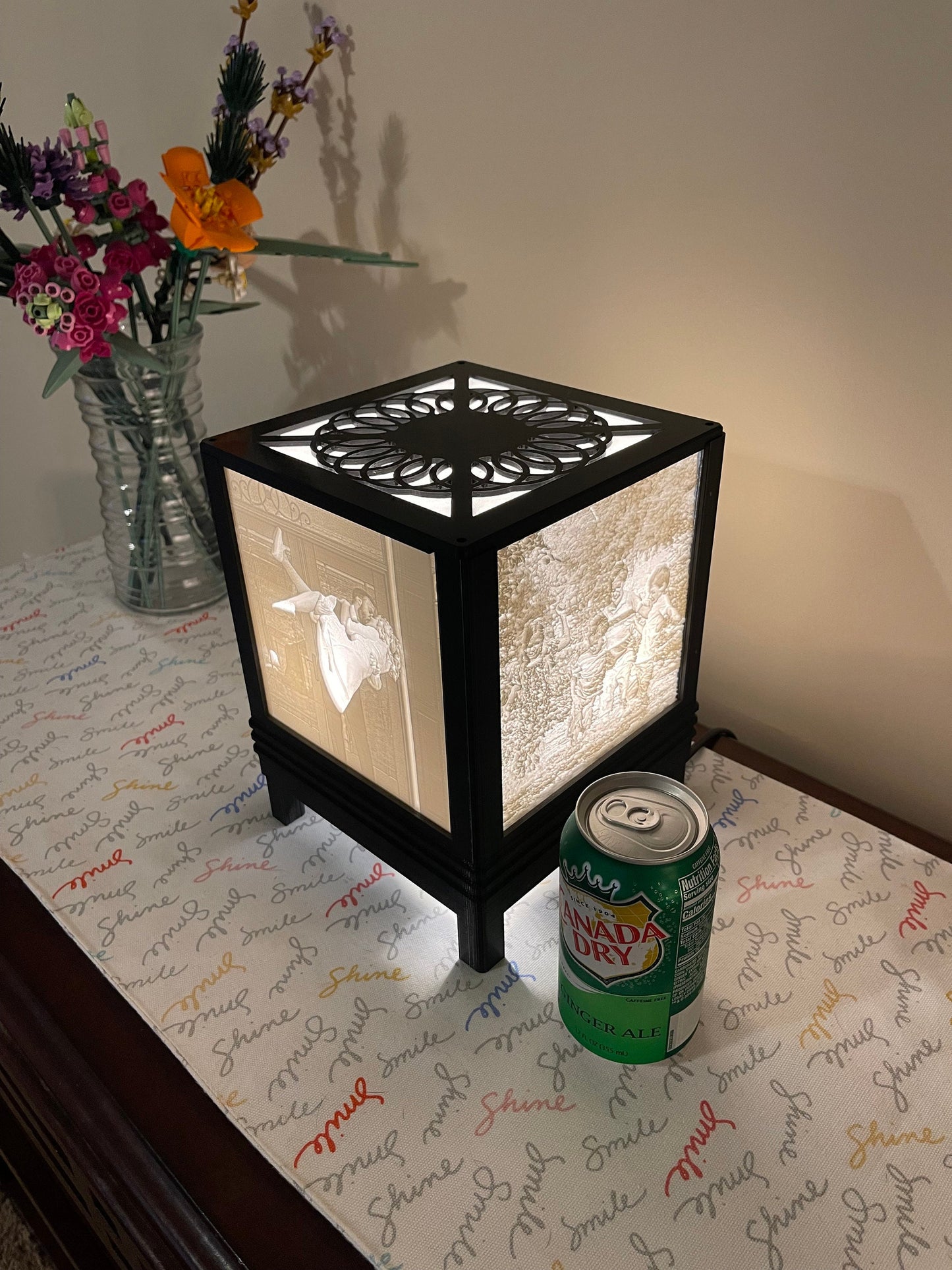 Custom Lithophane Lamp - Personalized 3D Printed Photo Light for Unique Home Decor, Gifts, Pet Portraits, Weddings, or Vacation Memories