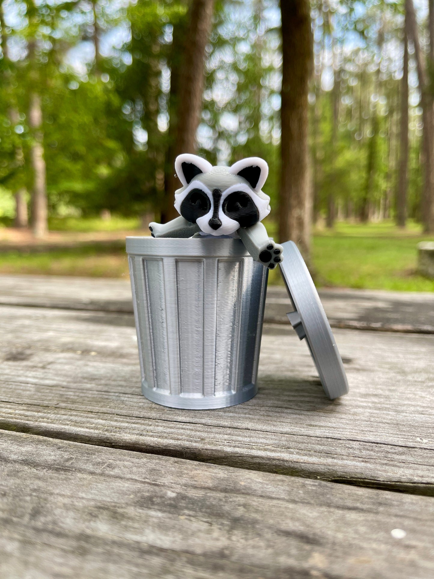 Articulated Raccoon, Trash Panda, Dumpster Diver| 3D Printed Flexi | Fidget Toy | ADHD Toy | McGybeer Authorized | Sensory | Lrg, Med, Small