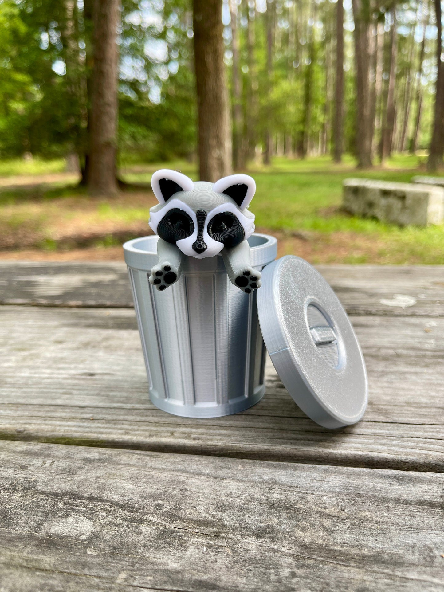 Articulated Raccoon, Trash Panda, Dumpster Diver| 3D Printed Flexi | Fidget Toy | ADHD Toy | McGybeer Authorized | Sensory | Lrg, Med, Small