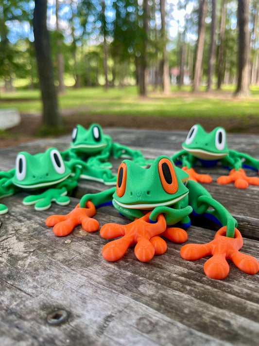Articulating Frog Magnetic Toy