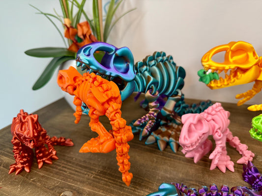 Flexi T-Rex Dinosaur Toy –  XL & Regular Sizes