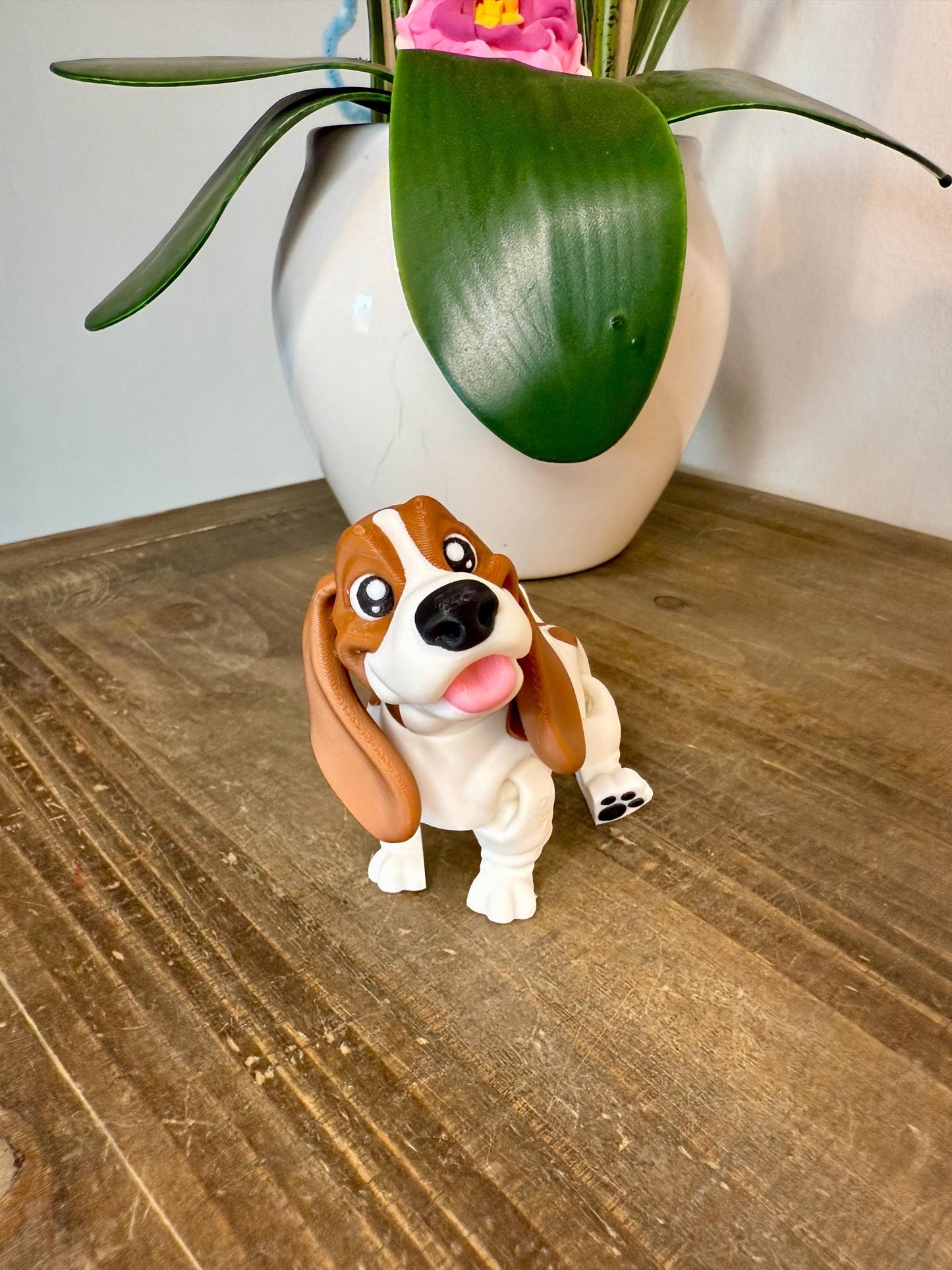 Basset Hound Articulated 3D printed Dog Toy