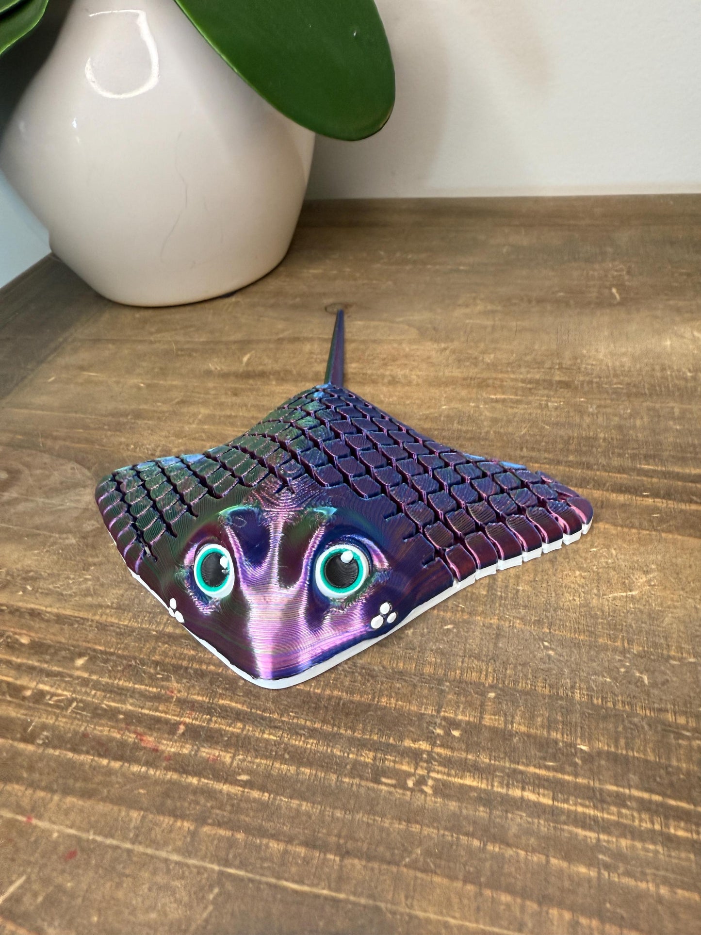 The Ocean’s Coolest Desk Buddy – 3D Printed Articulated Stingray Toy