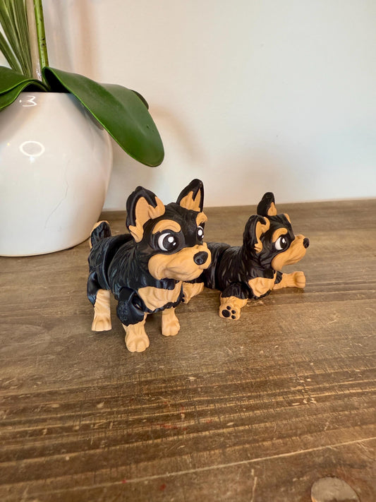 Adorable 3D Printed Articulated Yorkshire Terrier