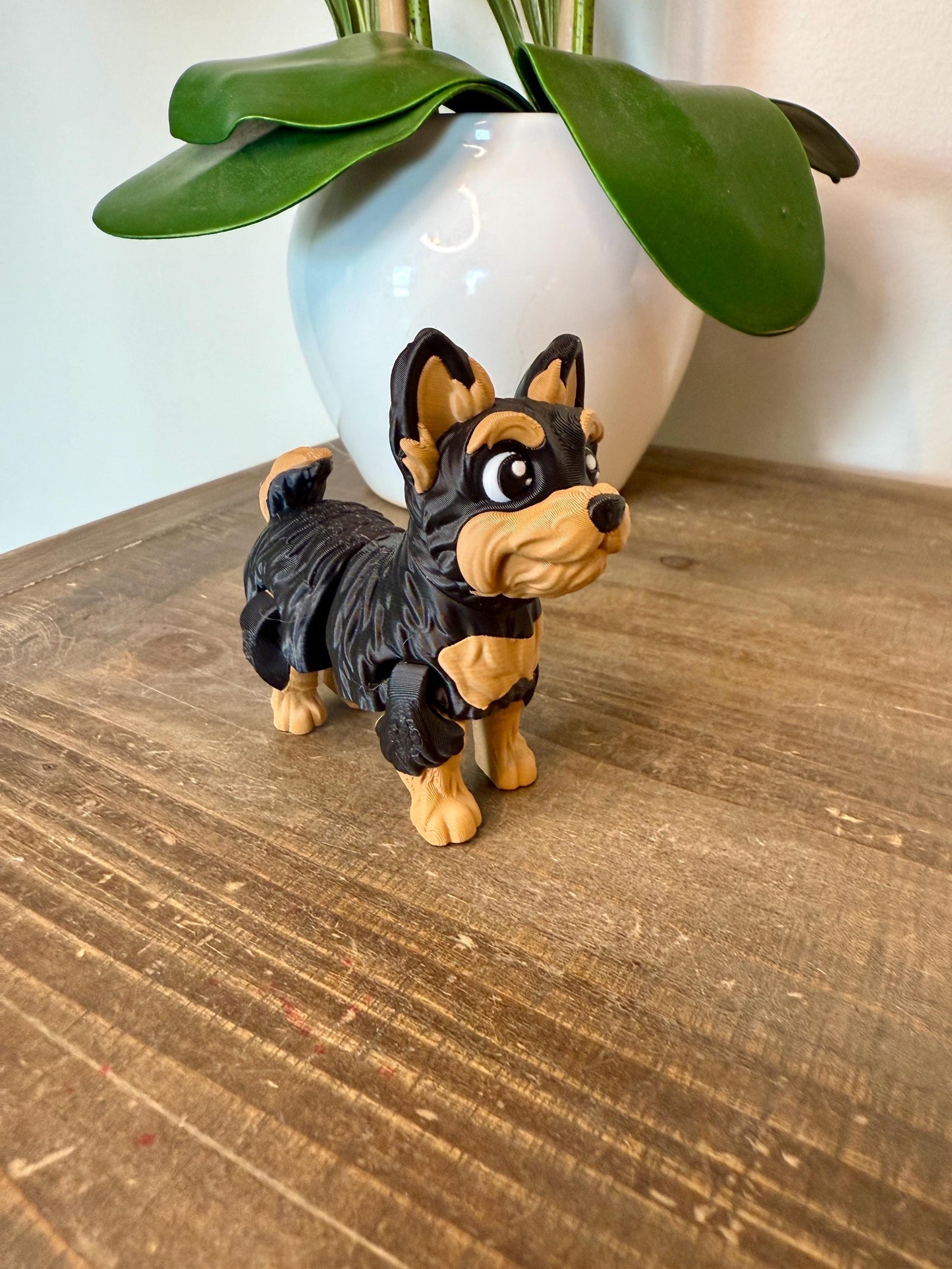 Adorable 3D Printed Articulated Yorkshire Terrier