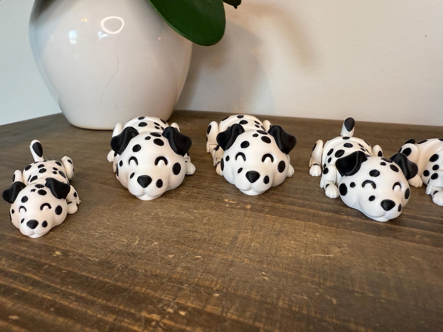 Wiggly 3D Printed Dalmatian Puppy