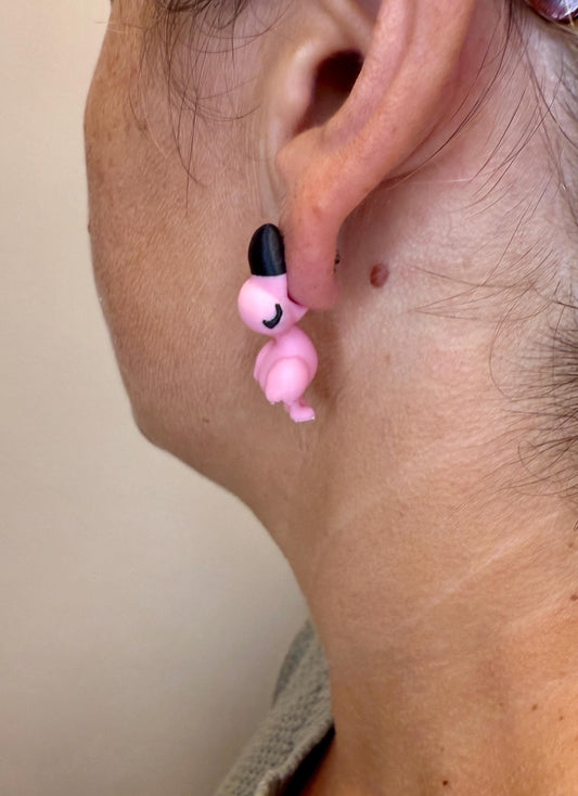 Flamingo Chomper Earrings