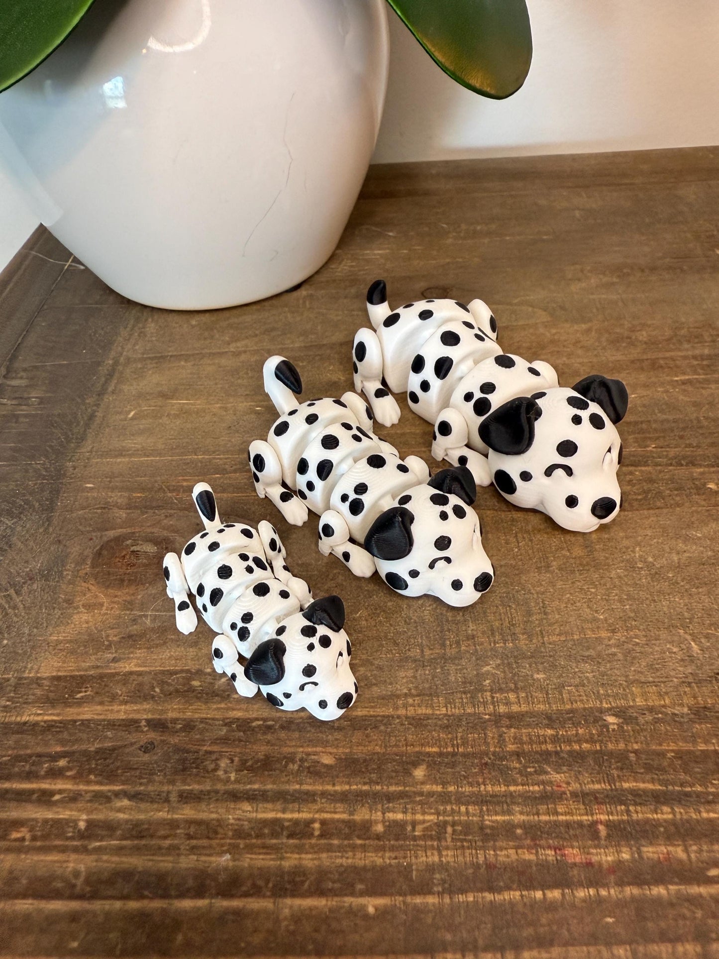 Wiggly 3D Printed Dalmatian Puppy