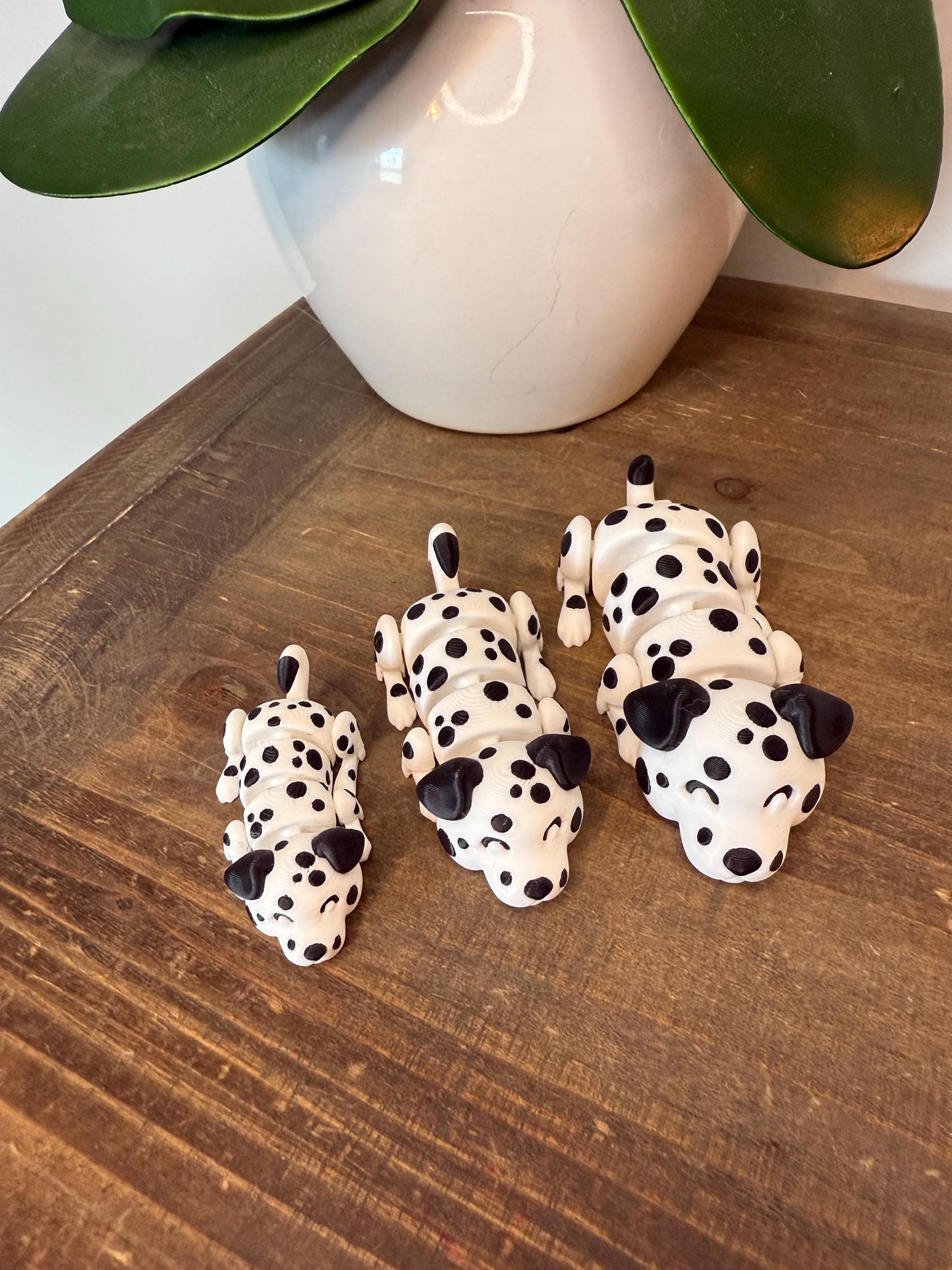 Wiggly 3D Printed Dalmatian Puppy