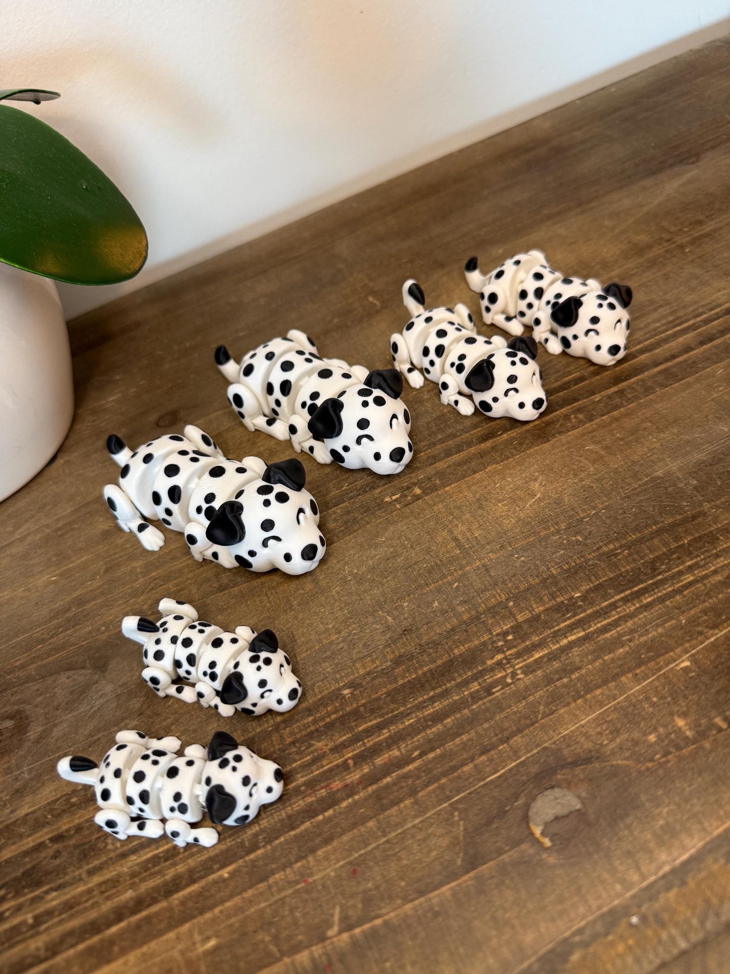 Wiggly 3D Printed Dalmatian Puppy