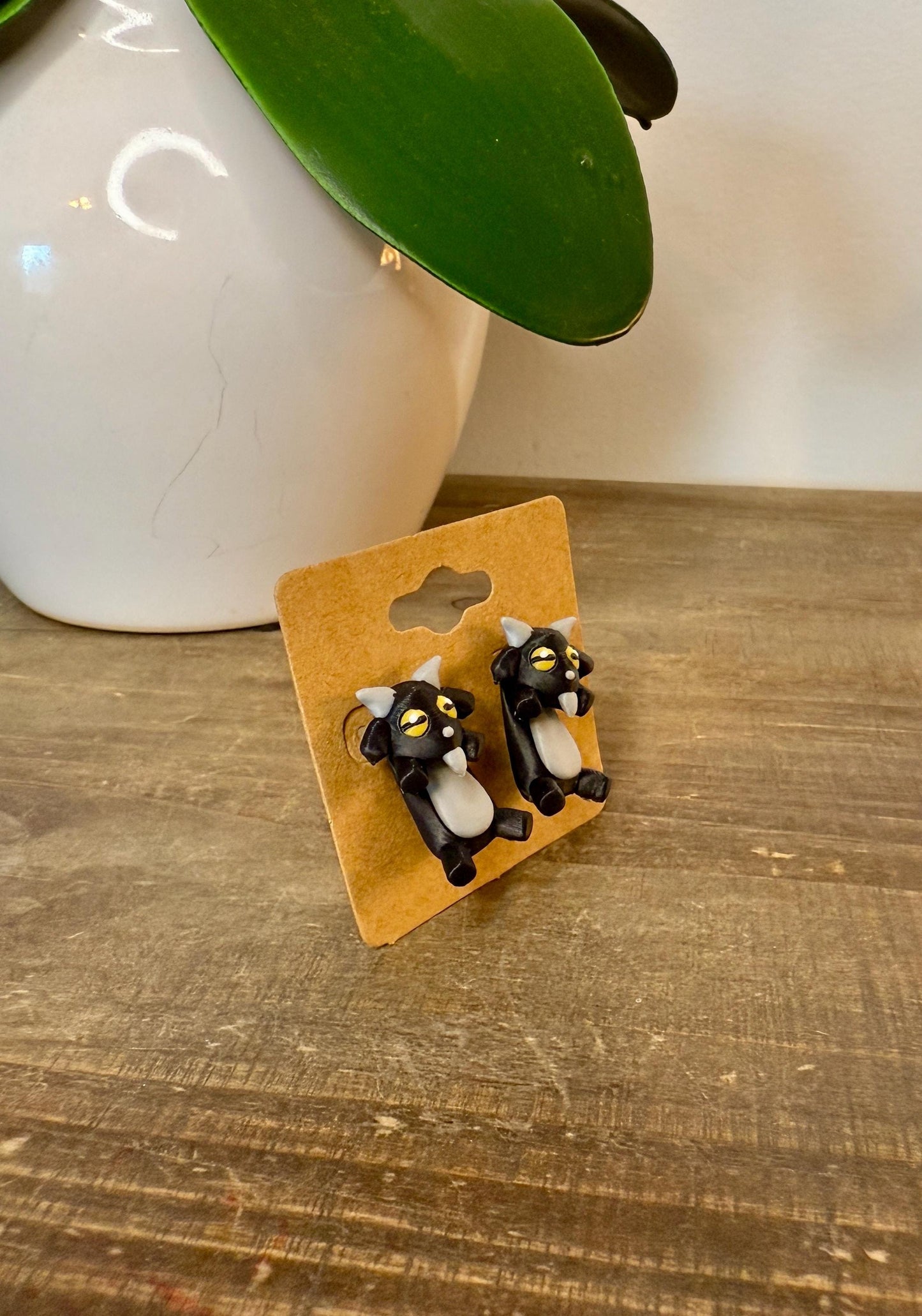 Black Goat Dangle Earrings | Cute Goat Dangle Jewelry | Farm Animal Statement Earrings | Goat Lover Gift | Hypoallergenic 3D Printed