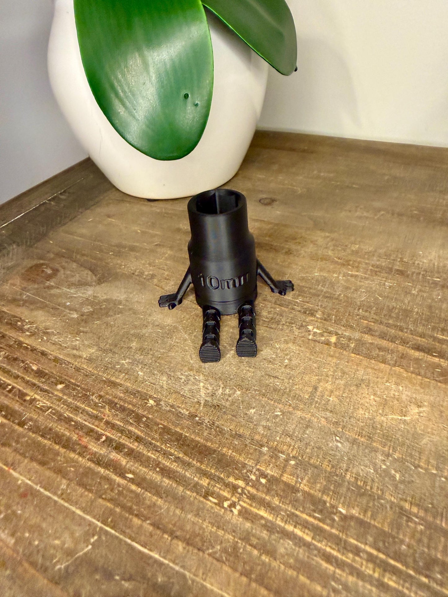 Magnetic 10mm Socket Figure | Mechanic Stocking Stuffer | Funny Car Repair Gift | 3D Printed Shop Buddy