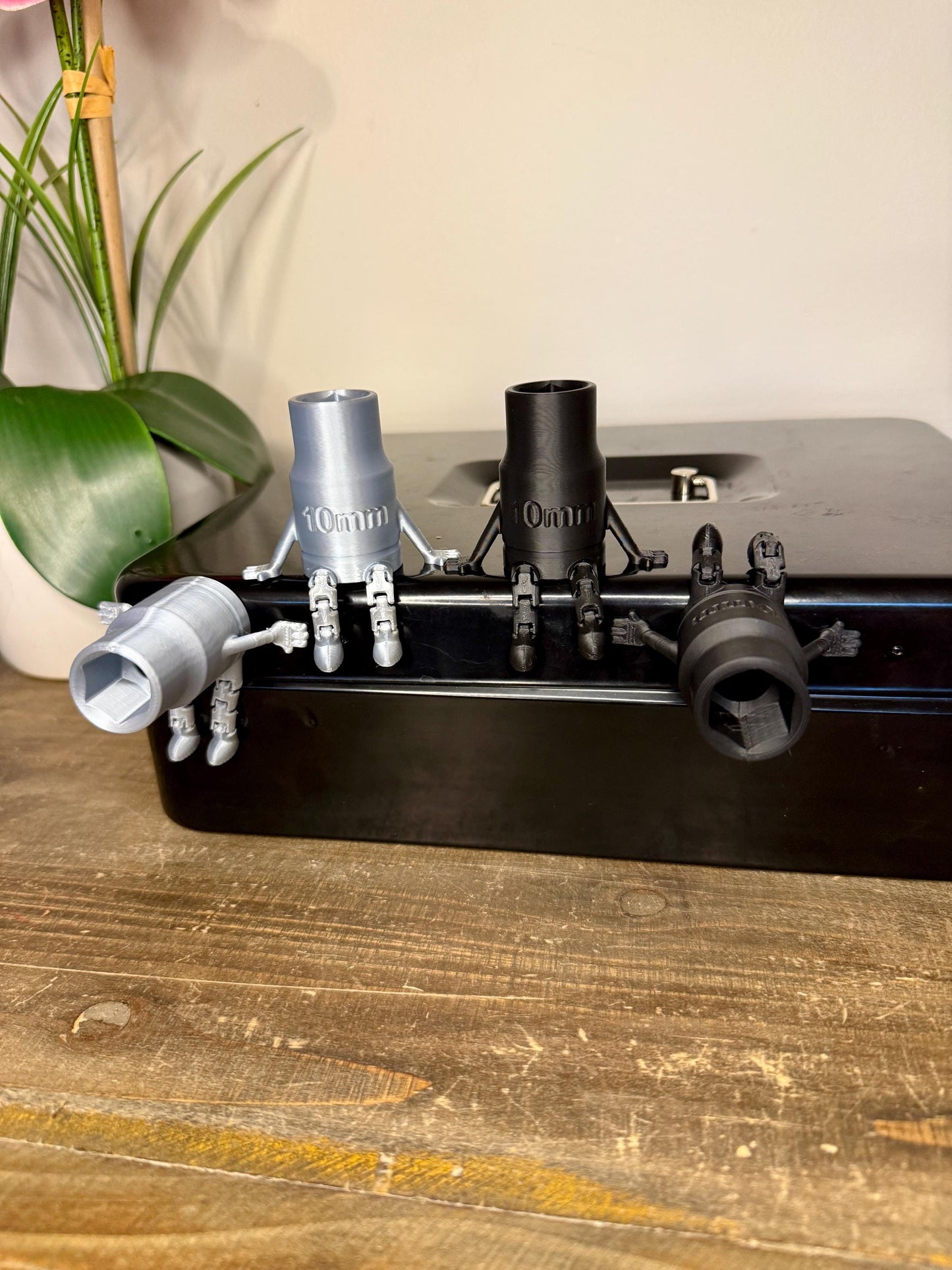 Magnetic 10mm Socket Figure | Mechanic Stocking Stuffer | Funny Car Repair Gift | 3D Printed Shop Buddy