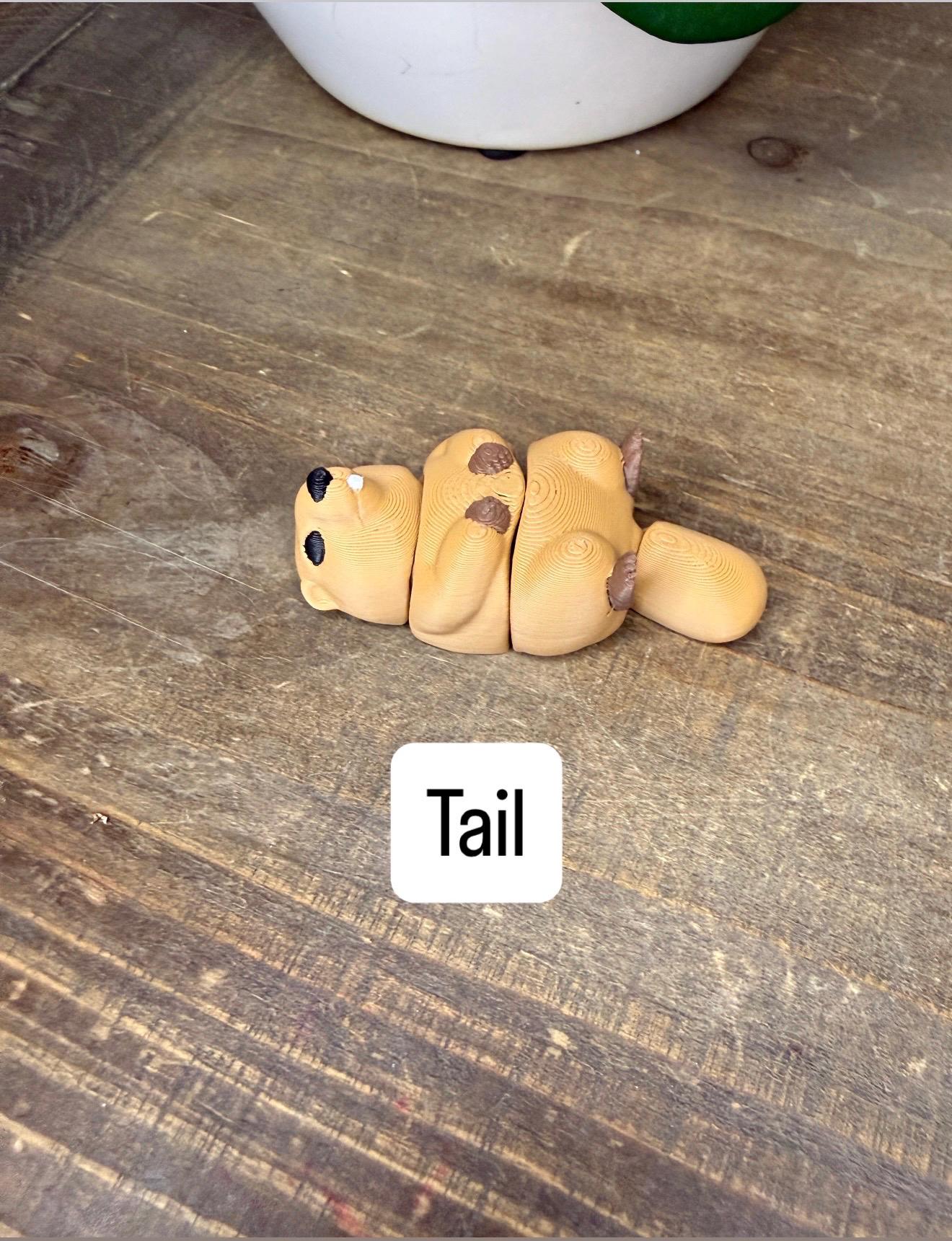 Groundhog Figurine 3D Printed | Cute Groundhog Day Decor | Standing or Tail Version | Woodland Animal Gift | Desk Buddy