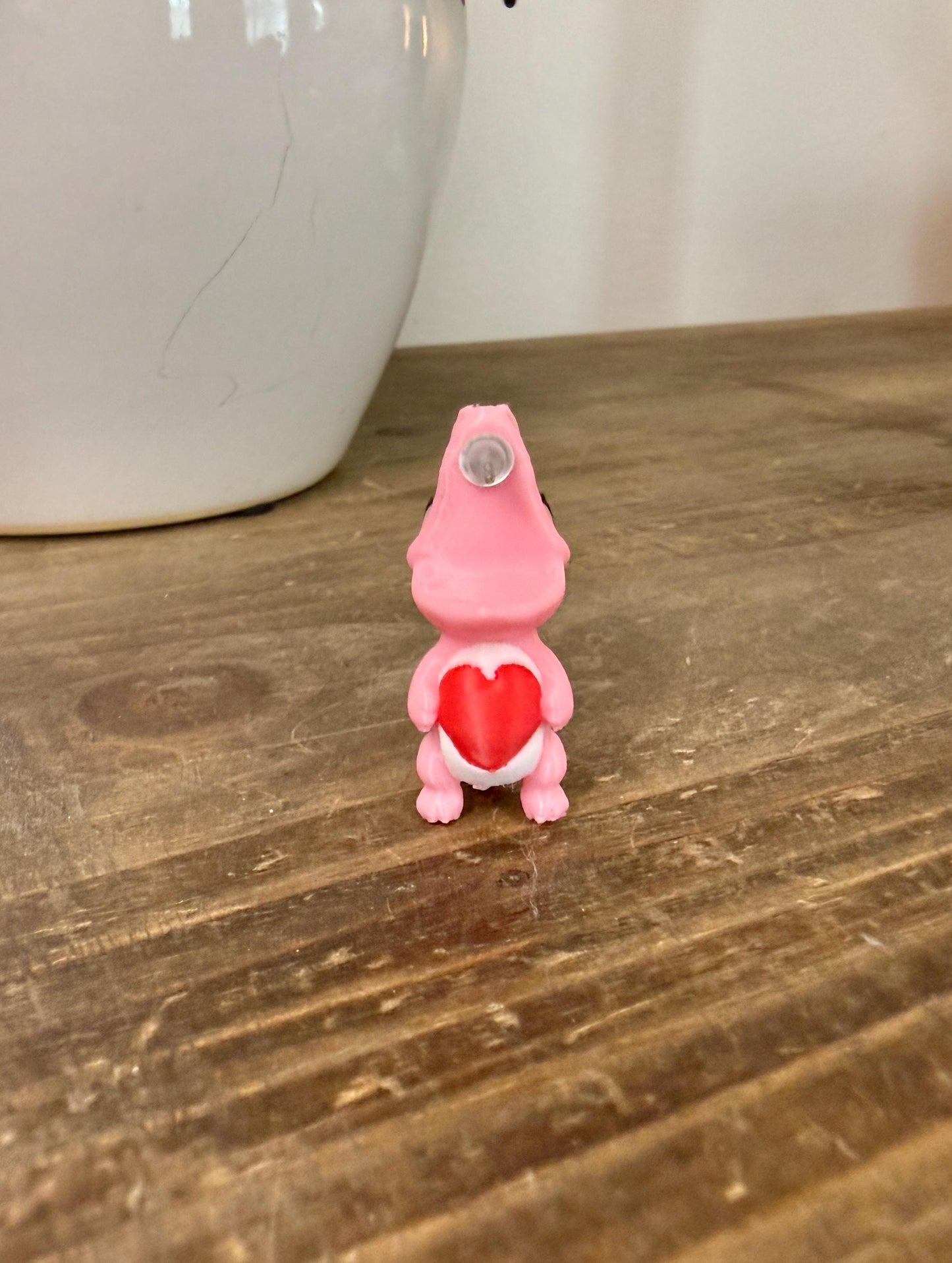 Heart Dragon Chomper Earrings | Pink Dragon Dangle Earrings | Cute Fantasy Animal Jewelry | 3D Printed Valentine Gift | Kawaii Accessory
